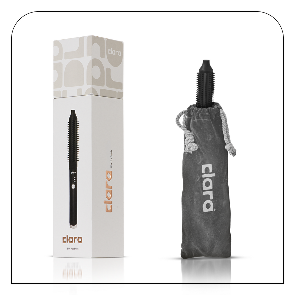 CLARA Anti-Frizz Ionic Slim Hot Brush
