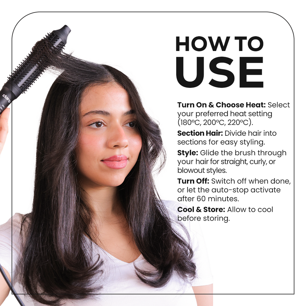 Anti-Frizz Ionic Slim Hot Brush