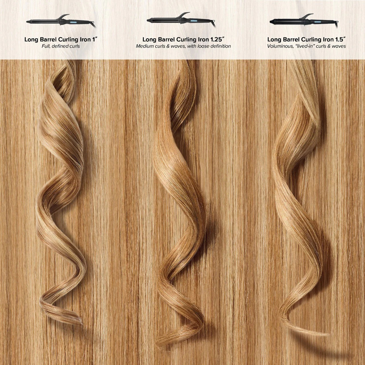 Bio Ionic Long Barrel Styler Pro Curling Iron 1.5“ Nanolonic MX