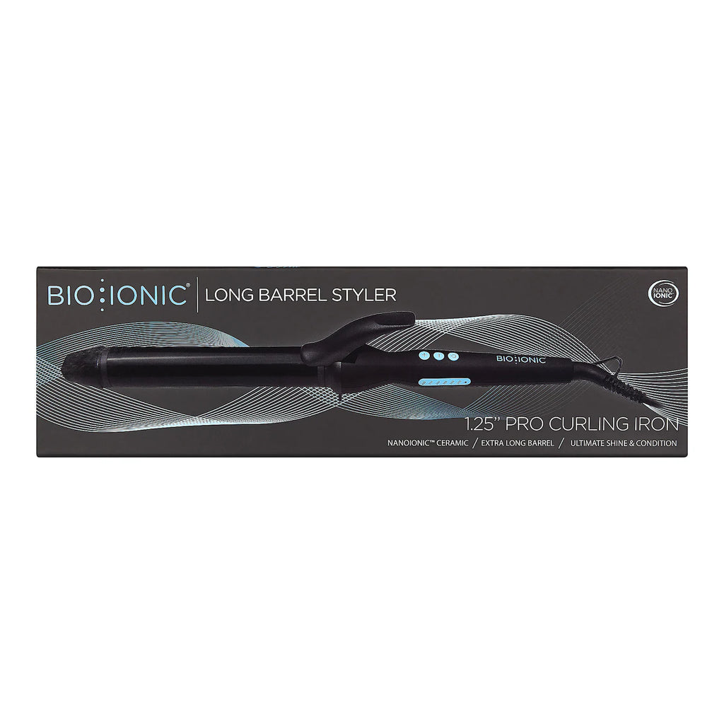 Bio Ionic Long Barrel Styler Pro Curling Iron 1.25"