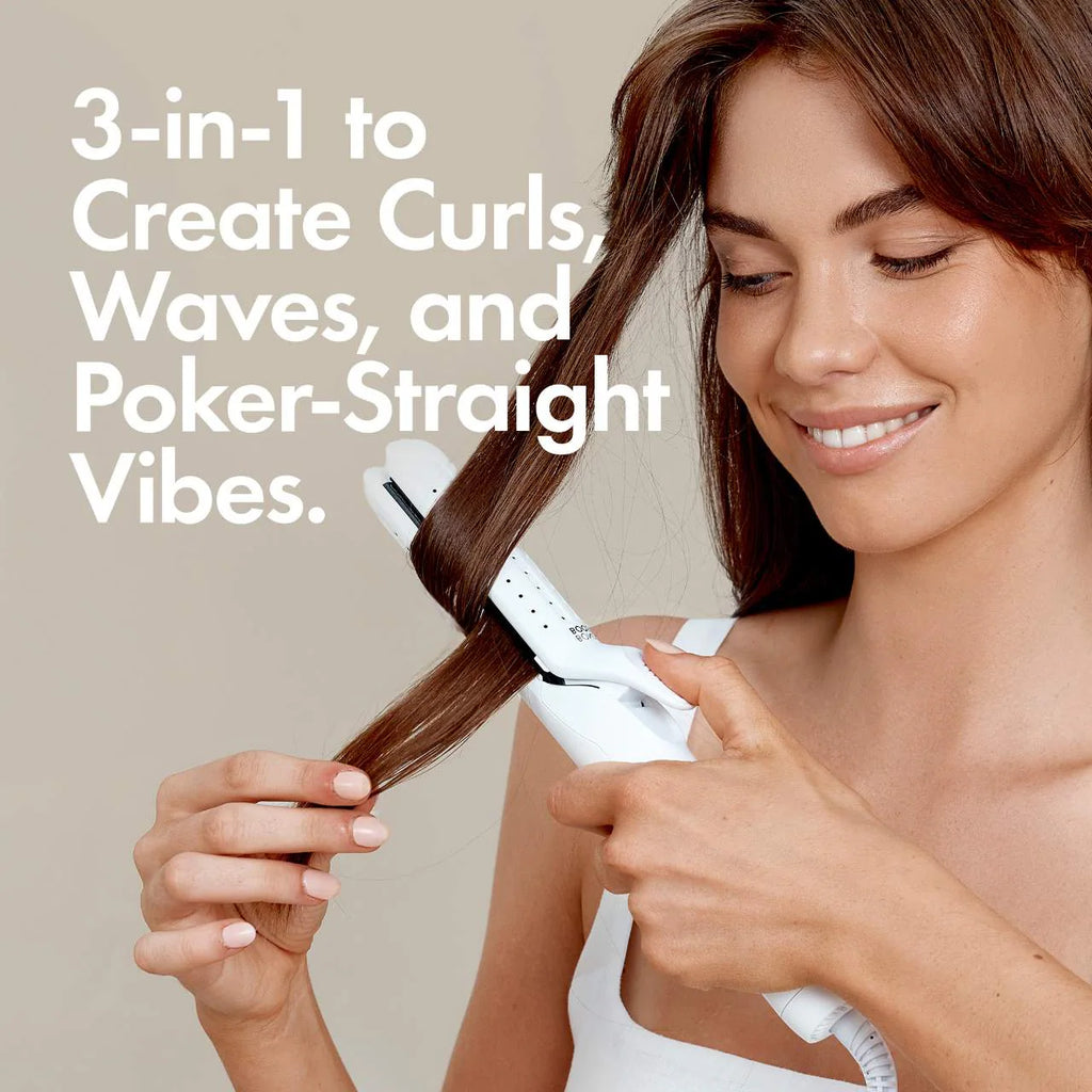 BondiBoost Airburst Styler 2-in-1 Curling Iron & Flat Iron