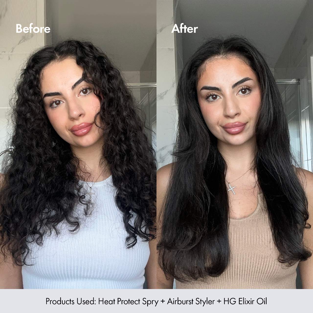 BondiBoost Airburst Styler 2-in-1 Curling Iron & Flat Iron
