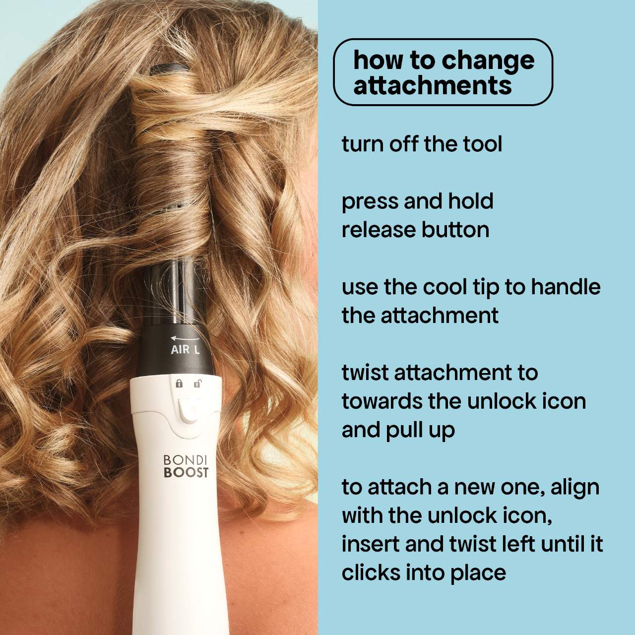 BondiBoost Everlast Airstyler Ceramic Blow Dryer & Multi Styler Tool