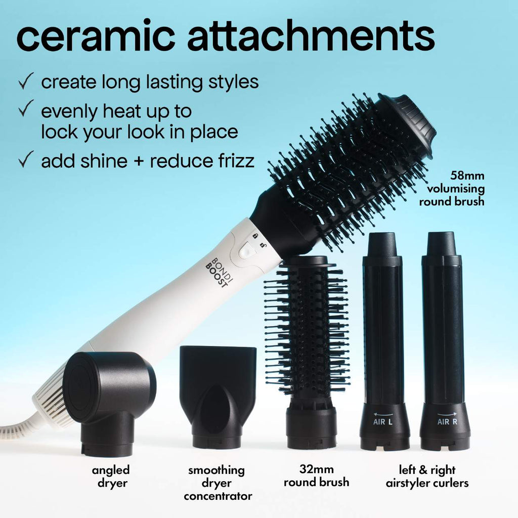 BondiBoost Everlast Airstyler Ceramic Blow Dryer & Multi Styler Tool