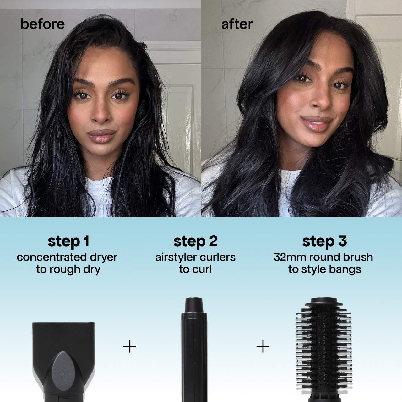 BondiBoost Everlast Airstyler Ceramic Blow Dryer & Multi Styler Tool