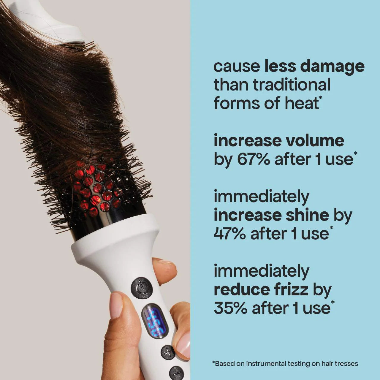 BondiBoost Infrared Heated Thermal Hot Round Brush