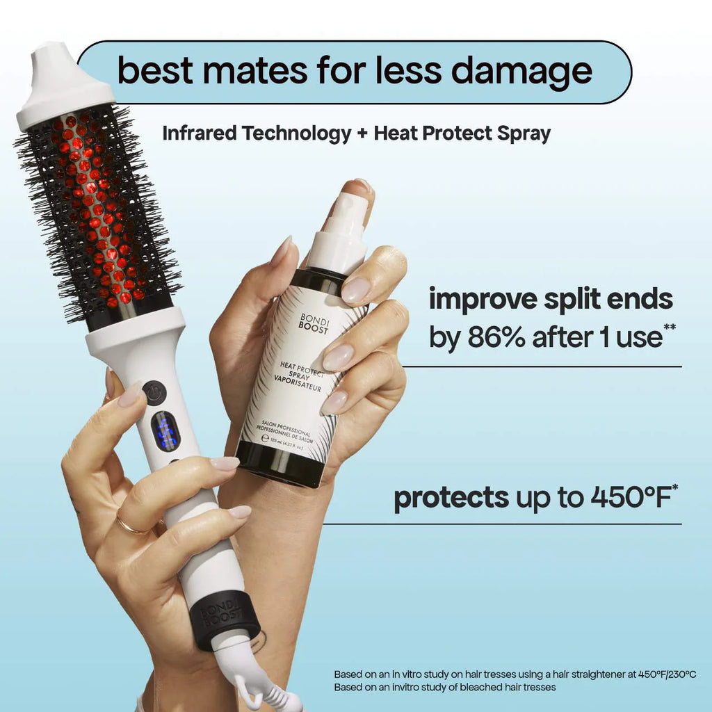 BondiBoost Infrared Heated Thermal Hot Round Brush