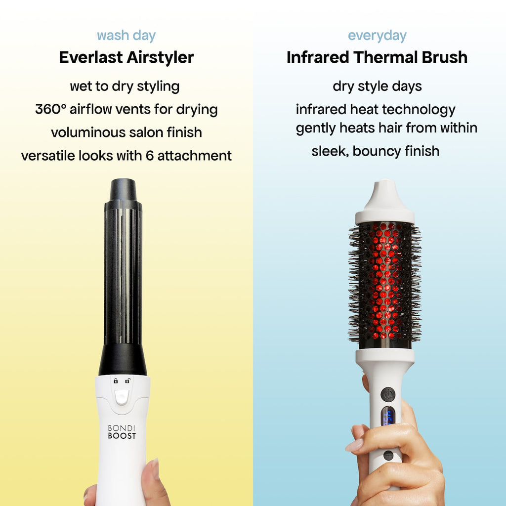 BondiBoost Infrared Heated Thermal Hot Round Brush
