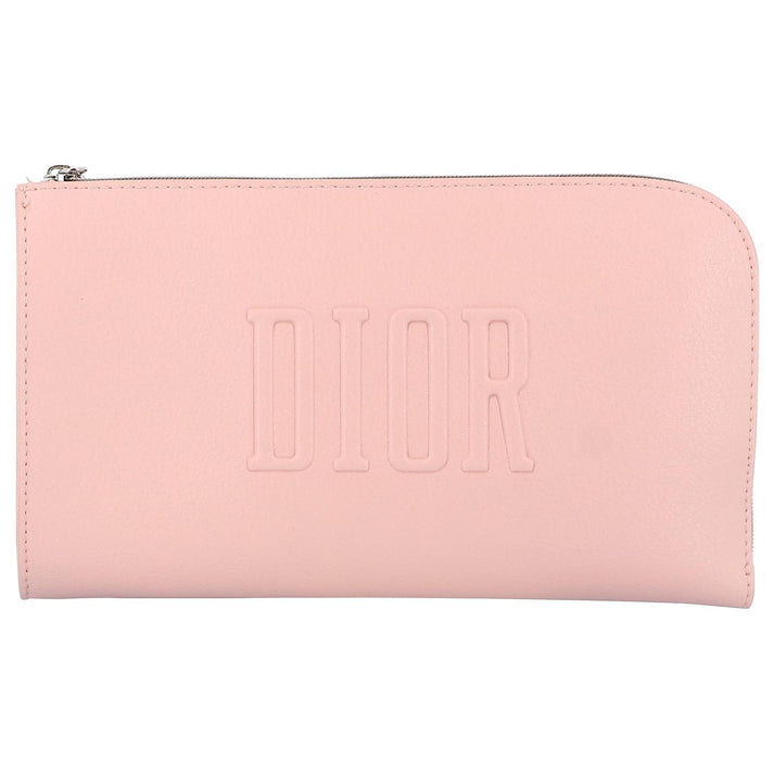 Dior - Pink Nude Leather Clutch