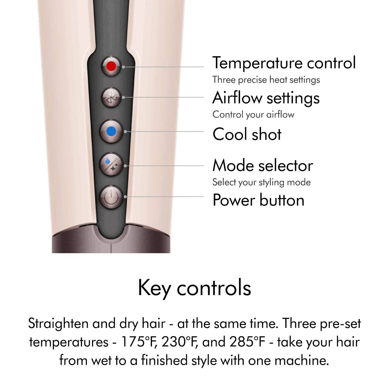 Dyson Airstrait™ Wet-to-Dry Straightener in Ceramic Pink