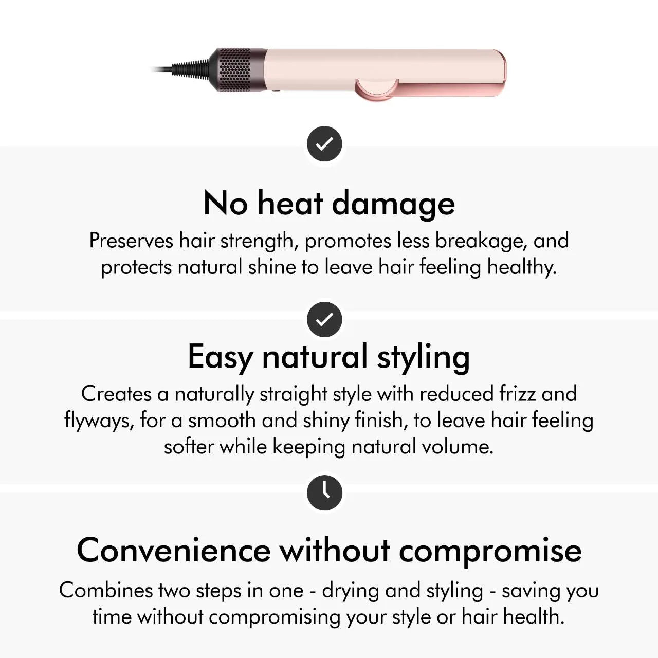 Dyson Airstrait™ Wet-to-Dry Straightener in Ceramic Pink