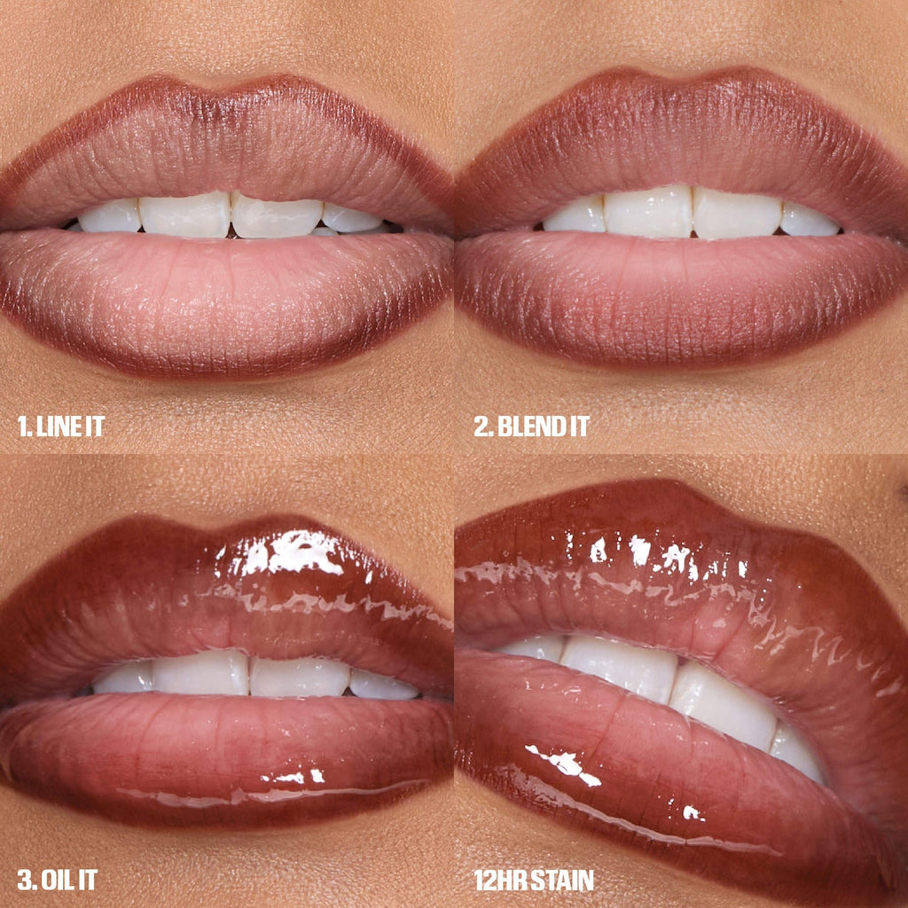 HUDA BEAUTY  Lip Contour Lip Stain for 12-Hour Wear