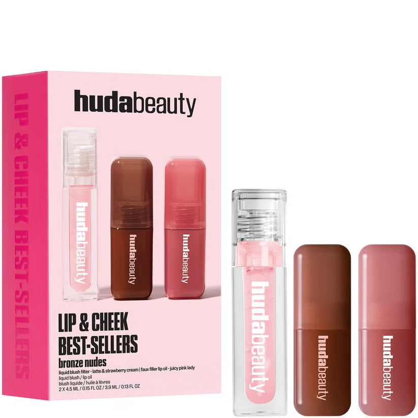HUDA BEAUTY Bronze Nudes Lip And Cheek