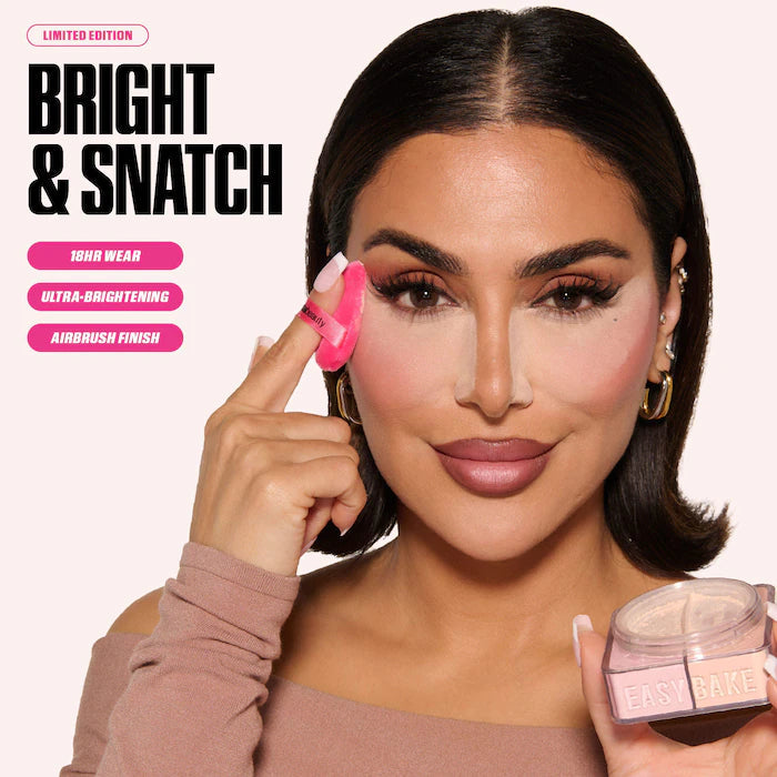 HUDA BEAUTY  Easy Bake Loose Powder Brightening + Correcting Duo