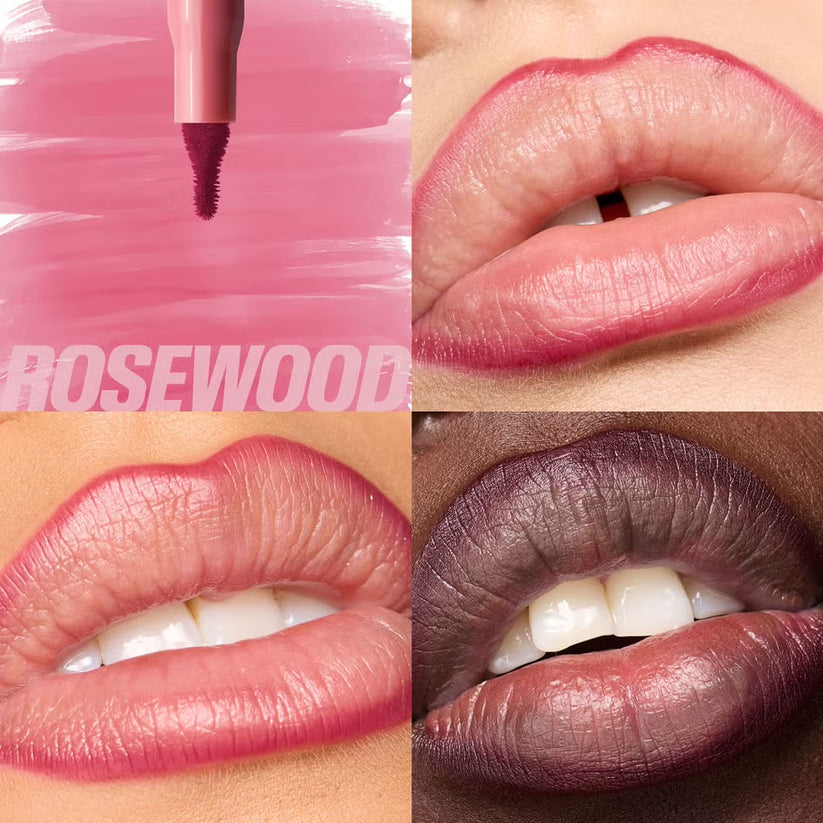 HUDA BEAUTY Kiss Me Rosy Pink Lip Duo