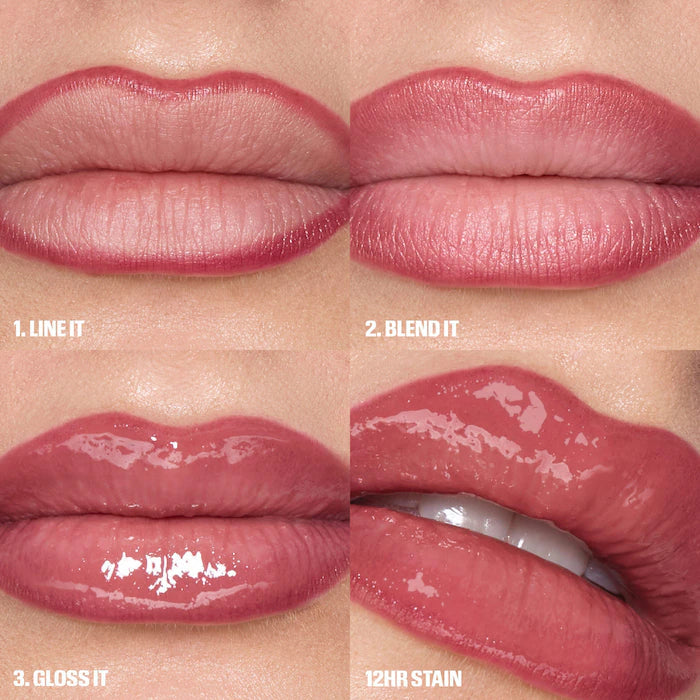 HUDA BEAUTY Make Out Sesh Lip Stain and Lip Gloss Duos