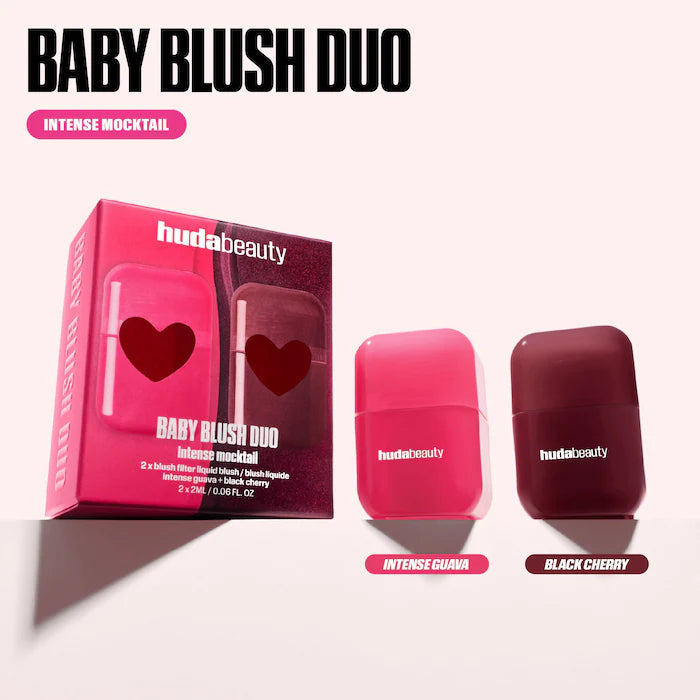 HUDA BEAUTY Mini Blush Mocktail Duos - Intense Mocktail