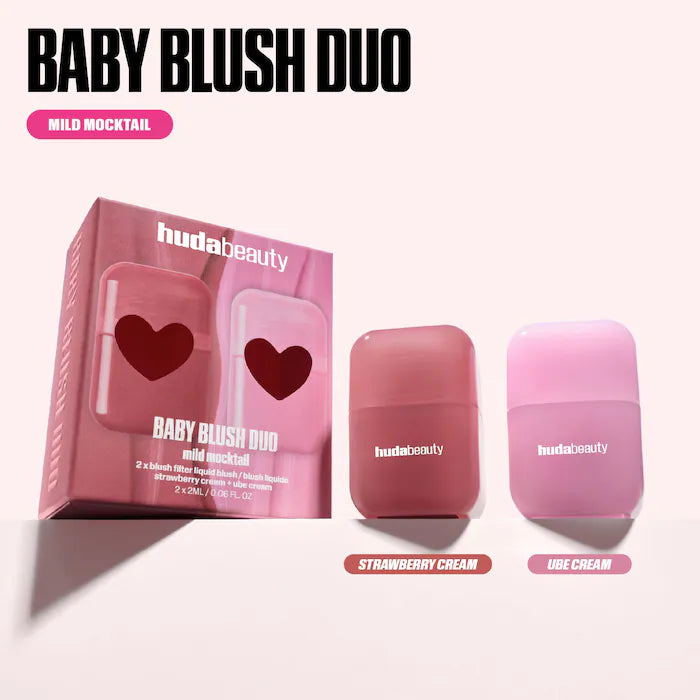HUDA BEAUTY Mini Blush Mocktail Duos - Mild Mocktail
