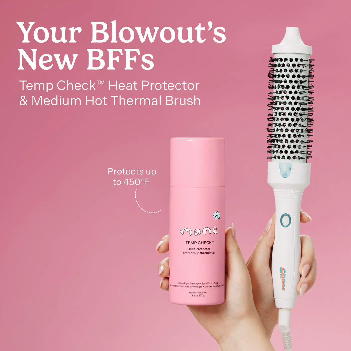 Mane It's Giving Body Medium Hot Thermal Round Brush
