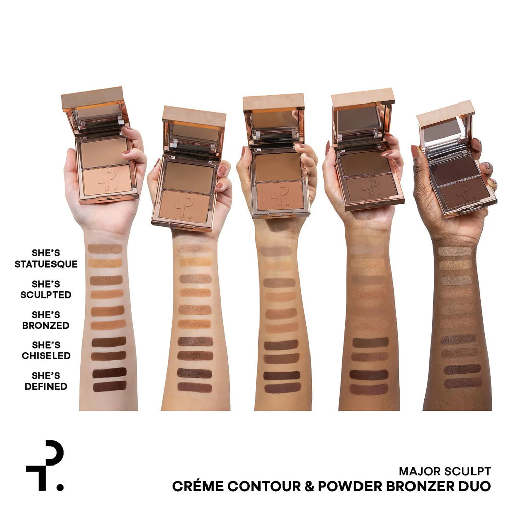 PATRICK TA Major Sculpt Creme Contour & Powder Bronzer Duo
