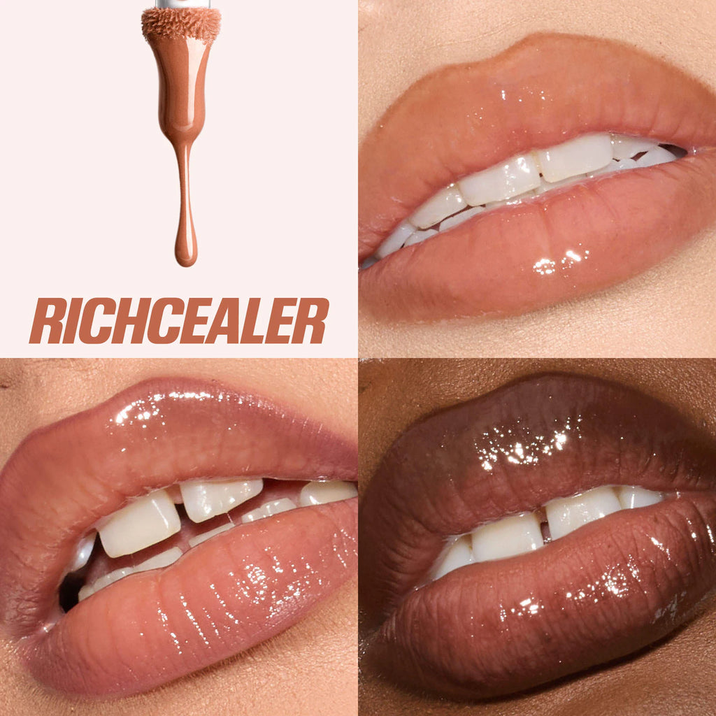 HUDA BEAUTY Faux Filler Shiny Non-Sticky Lip Gloss