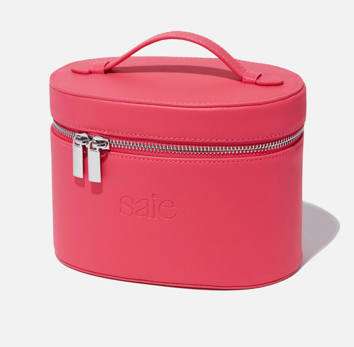 Saie - The Mini Vanity Case | Fuchsia