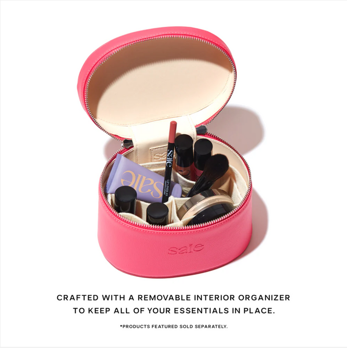 Saie - The Mini Vanity Case | Fuchsia