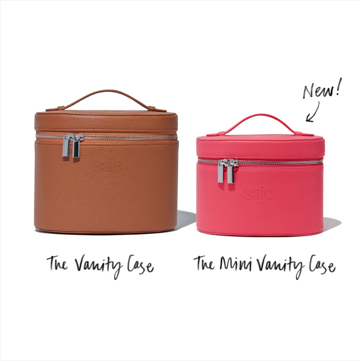 Saie - The Mini Vanity Case | Fuchsia