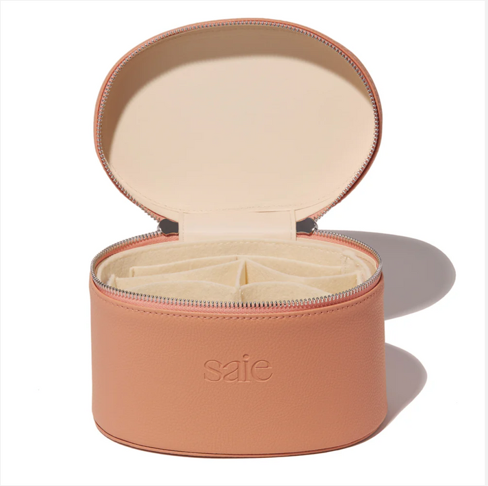 Saie - The Mini Vanity Case | Peach