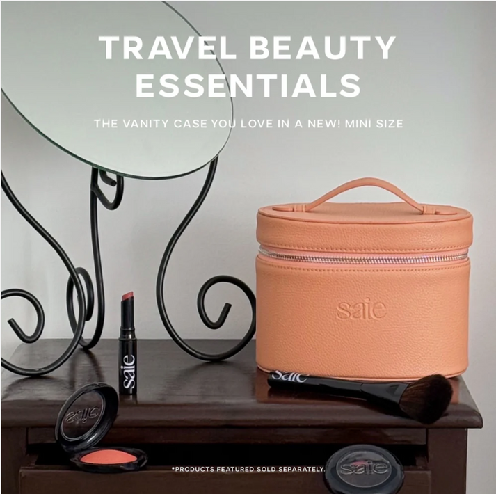 Saie - The Mini Vanity Case | Peach