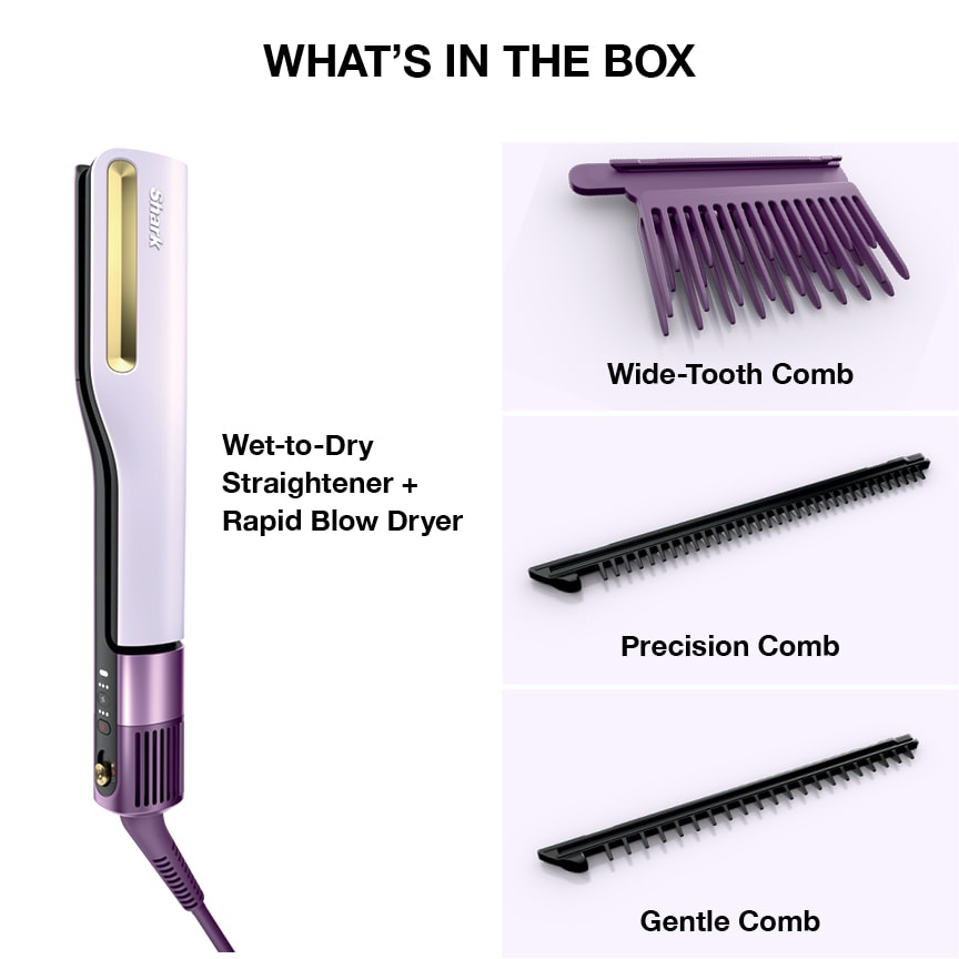 Shark Beauty Shark SilkiPro™ Straight Wet to Dry Straightener + Rapid Blow Dryer