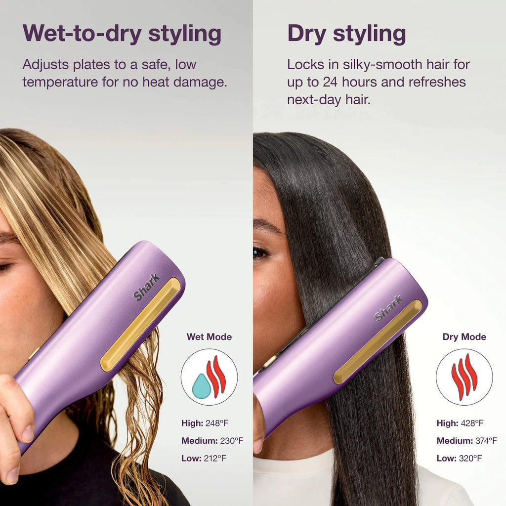 Shark Beauty Shark SilkiPro™ Straight Wet to Dry Straightener + Rapid Blow Dryer