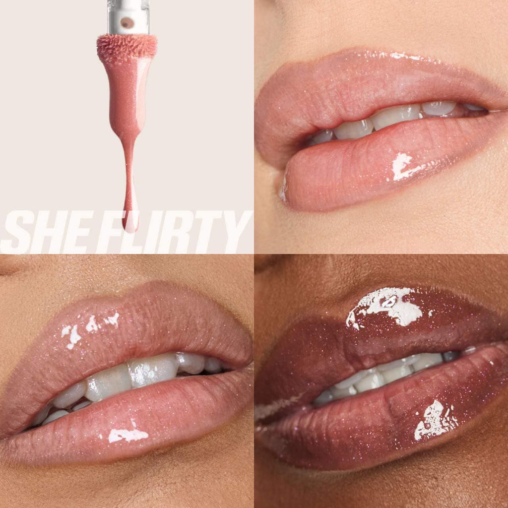 HUDA BEAUTY Faux Filler Shiny Non-Sticky Lip Gloss