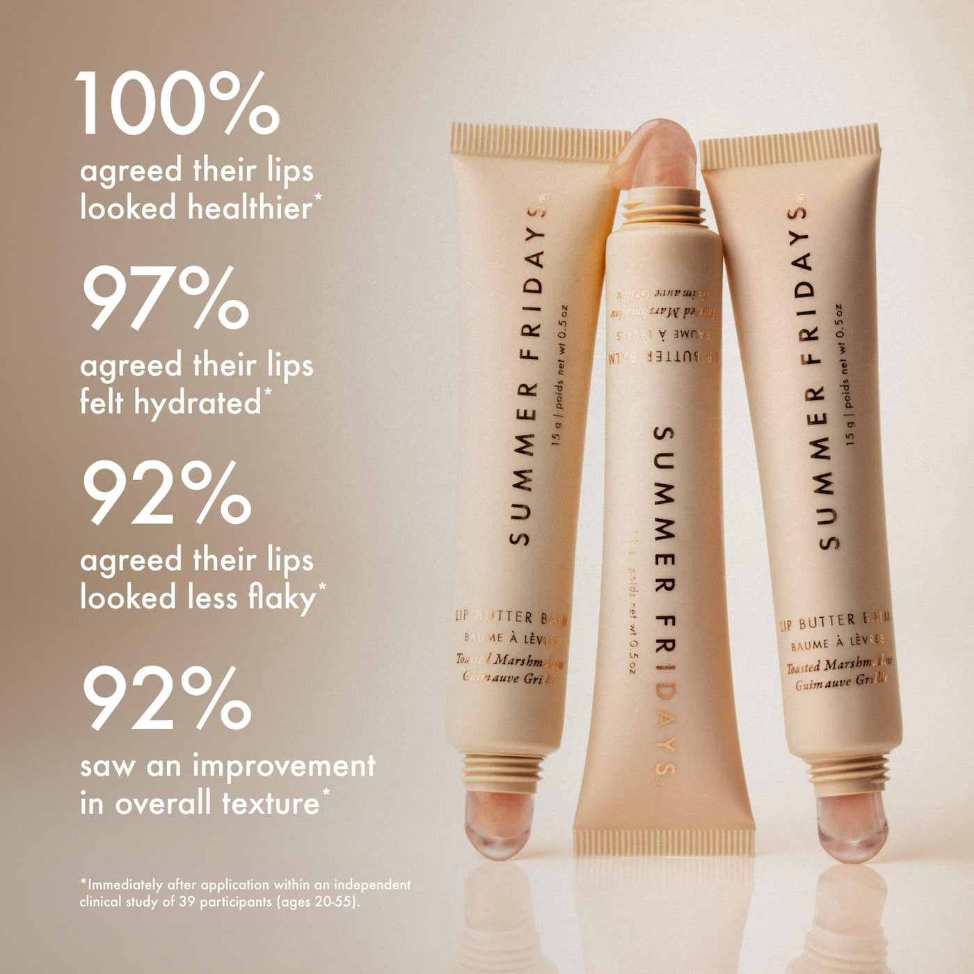 Summer Fridays Lip Butter Balm Treatment for Hydration + Nourishing Shine