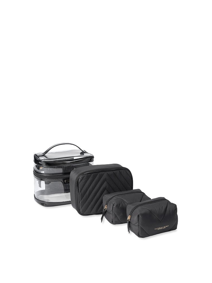 Victoria's Secret - 4-Piece Makeup Bag | Black Lily