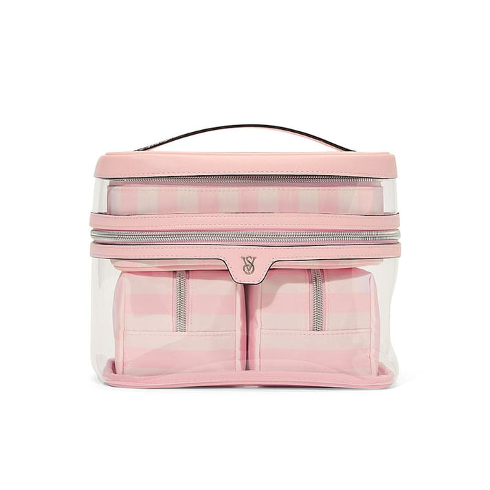 Victoria's Secret - 4-Piece Makeup Bag | Iconic Stripe