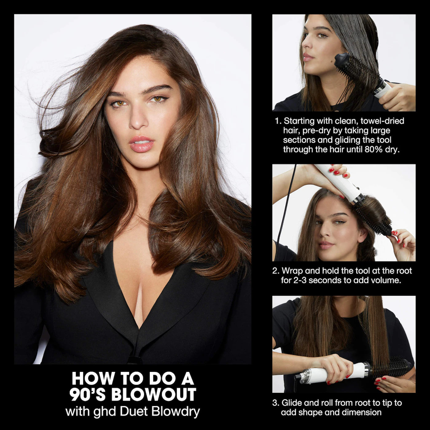ghd Duet Blowdry 2-in-1 Hair Dryer Brush