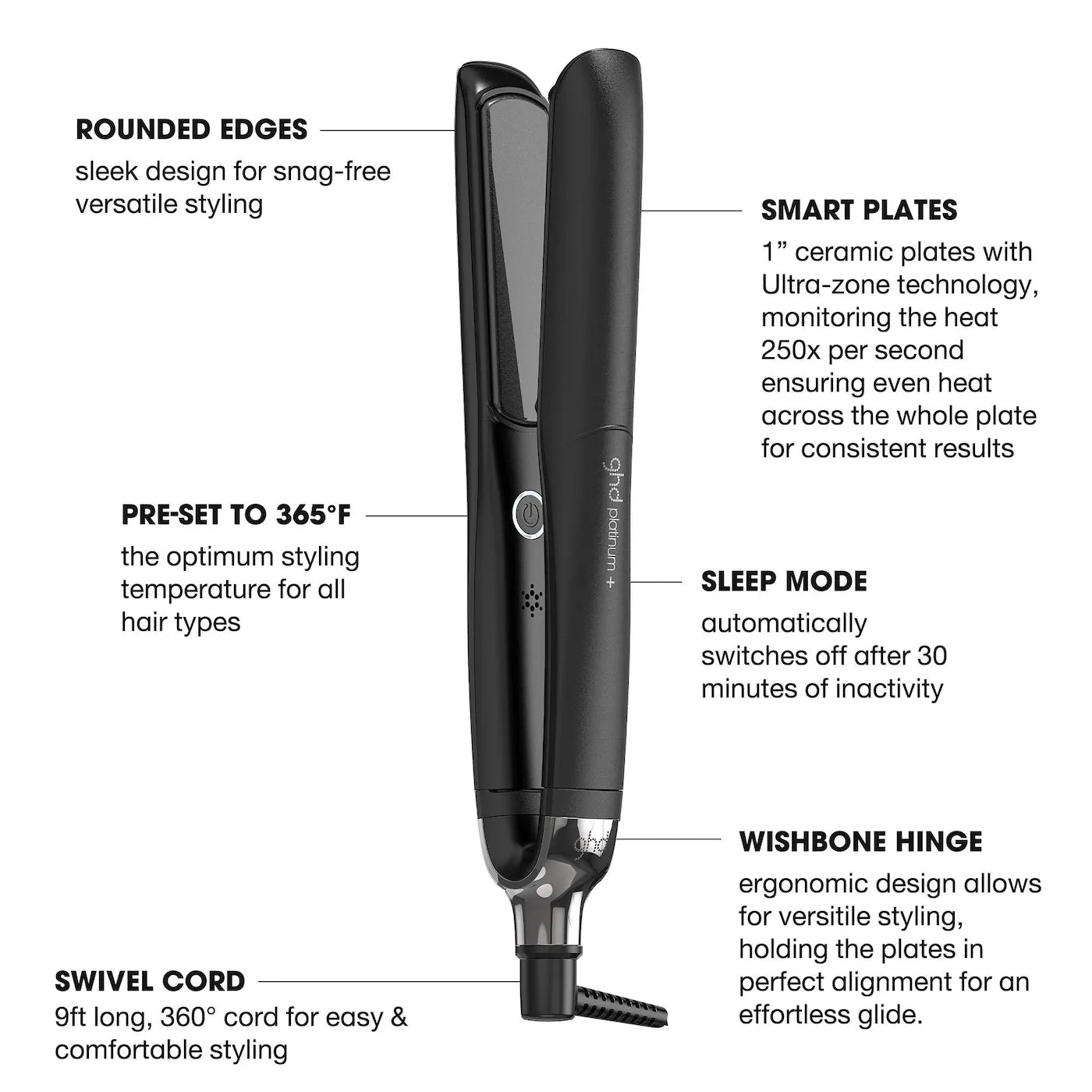 ghd Platinum+ Styler - 1" Flat Iron